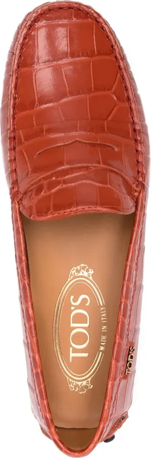 Gommino crocodile-effect loafers - Image 4