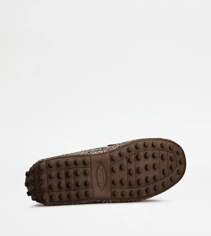 Gommino Driving Shoes in Fabric and Leather - Image 4