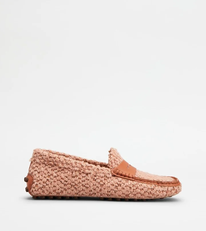 Gommino Driving Shoes in Fabric and Leather
