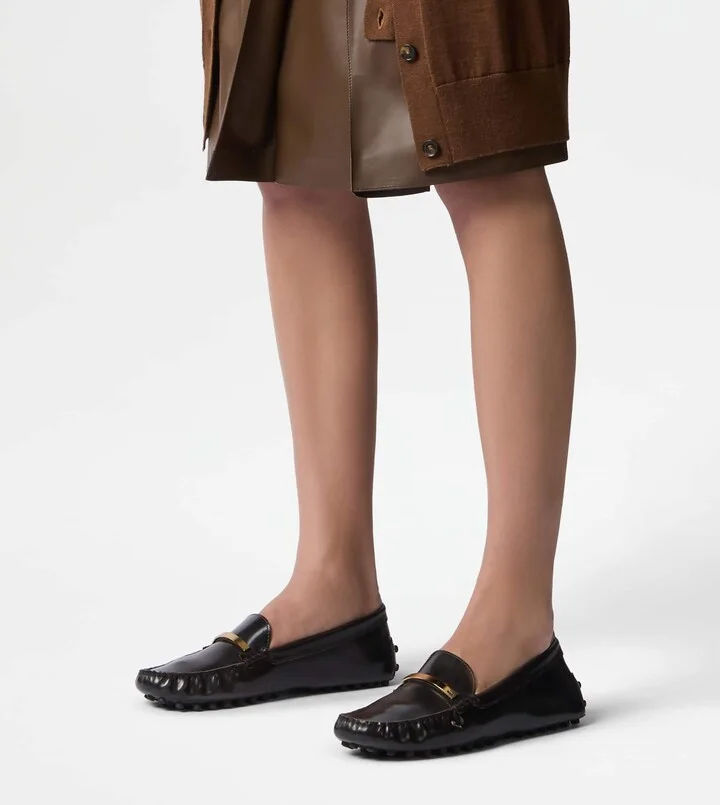 Gommino Driving Shoes in Leather - Image 8