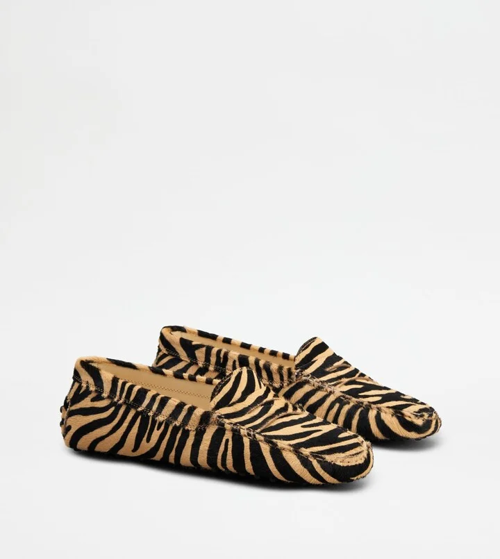 Gommino Driving Shoes in Pony Effect Leather - Image 2