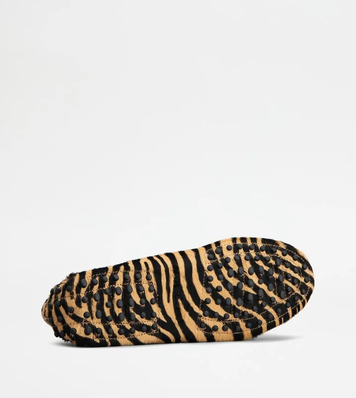 Gommino Driving Shoes in Pony Effect Leather - Image 4
