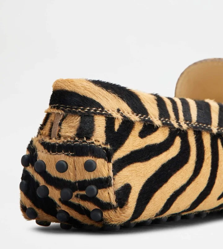 Gommino Driving Shoes in Pony Effect Leather - Image 5