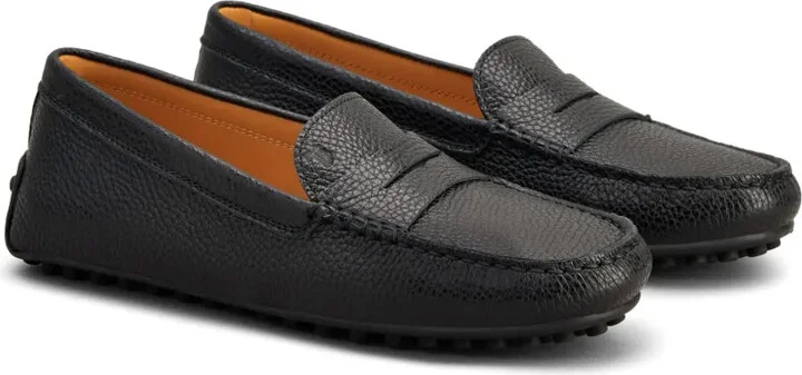 Gommino grained-leather loafers - Image 2