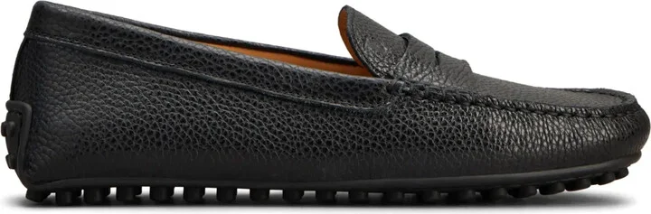 Gommino grained-leather loafers