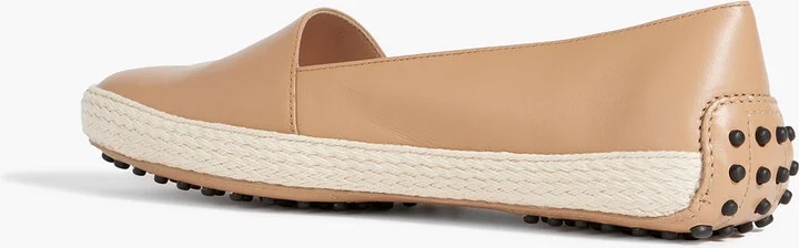 Gommino jute-trimmed leather loafers - Image 3