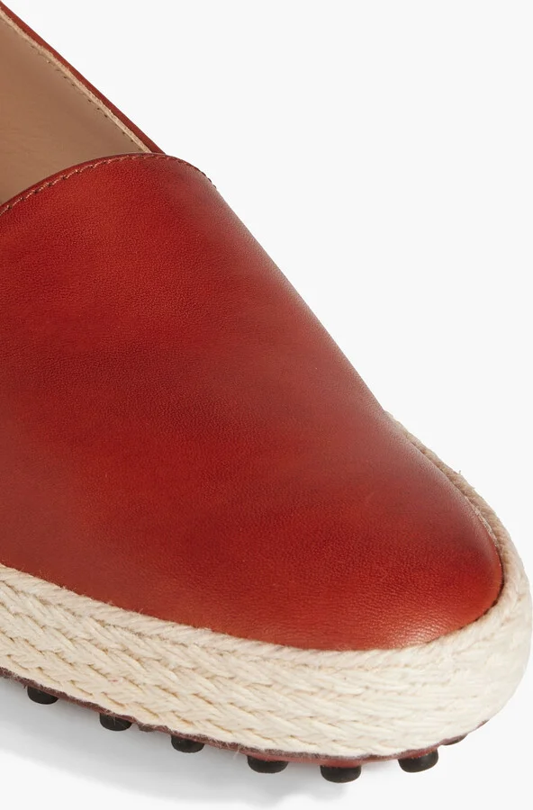 Gommino jute-trimmed leather loafers - Image 4