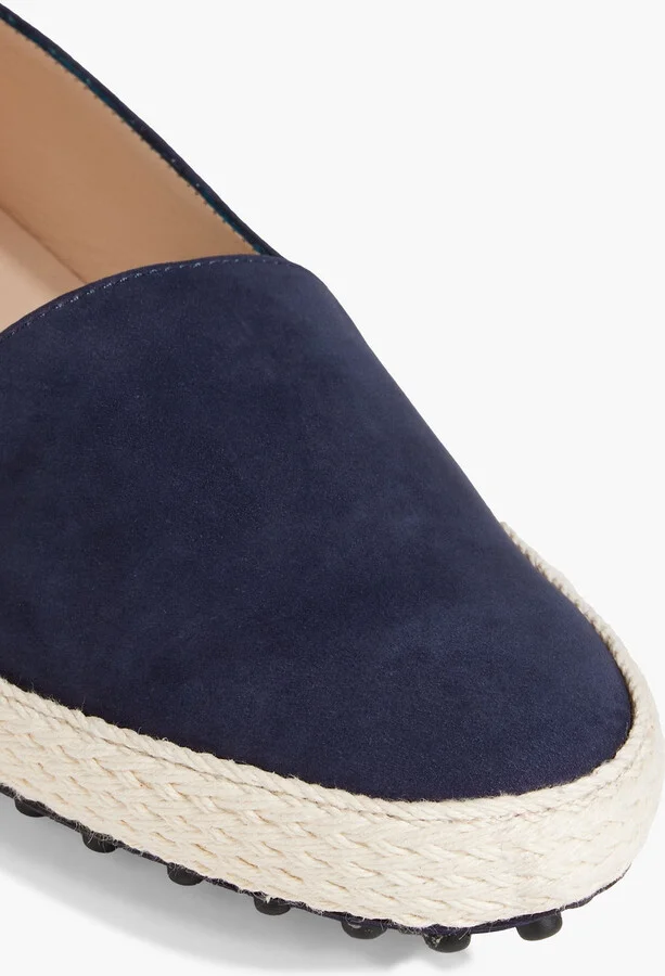 Gommino jute-trimmed suede loafers - Image 4