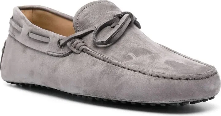 Gommino lace-up suede loafers - Image 2