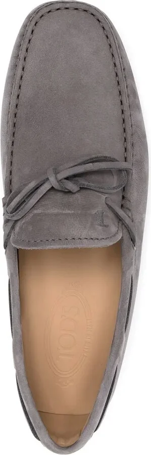 Gommino lace-up suede loafers - Image 4