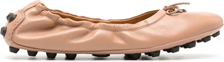 Gommino leather ballerina shoes