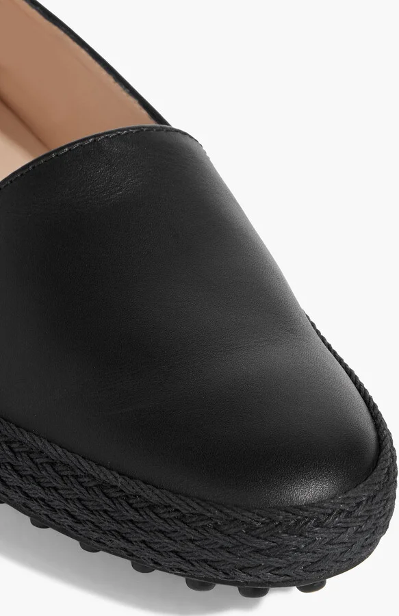Gommino leather espadrille loafers - Image 4