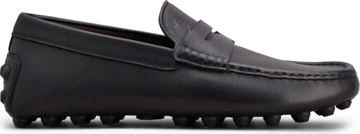 Gommino leather penny loafers