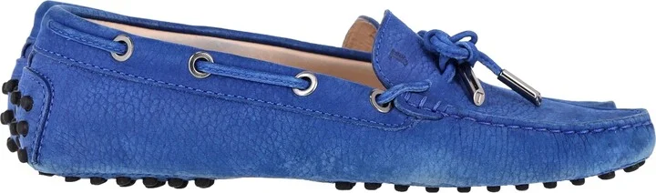 Gommino Loafers in Blue Suede