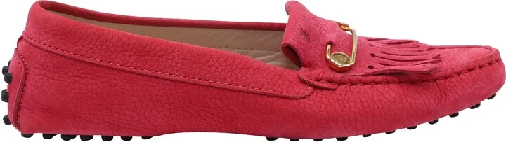 Gommino Loafers in Pink Leather