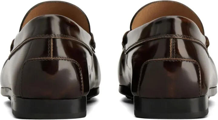 Gommino logo plaque leather loafers - Image 3