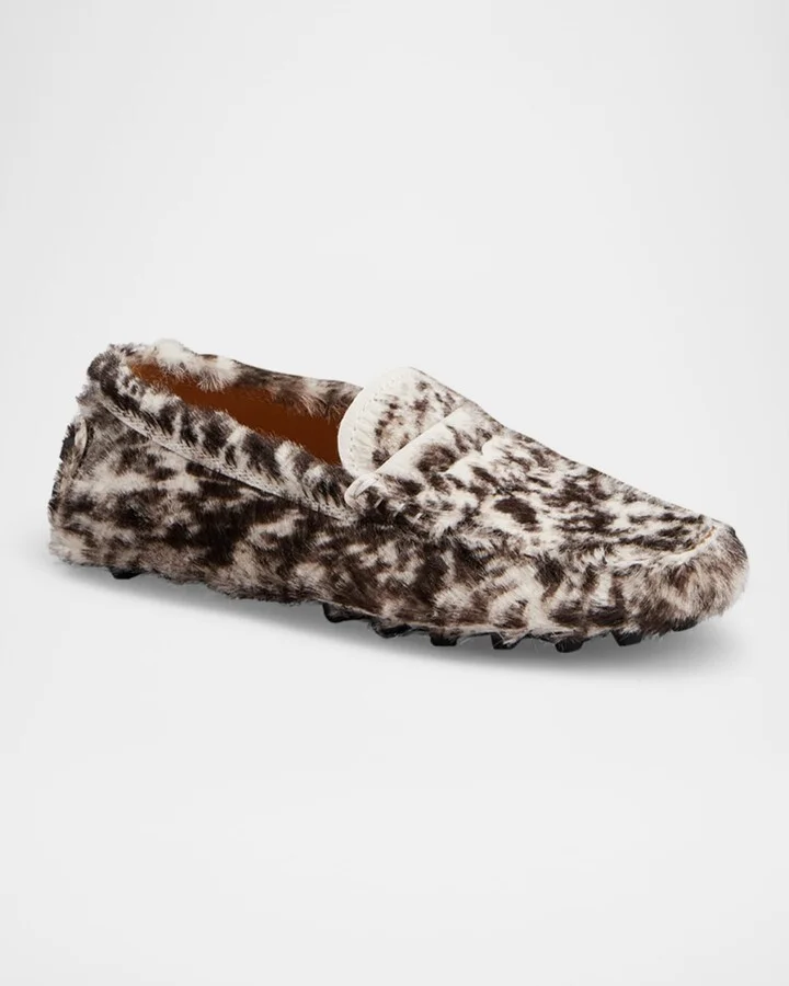 Gommino Macro Calf Hair Loafers - Image 4