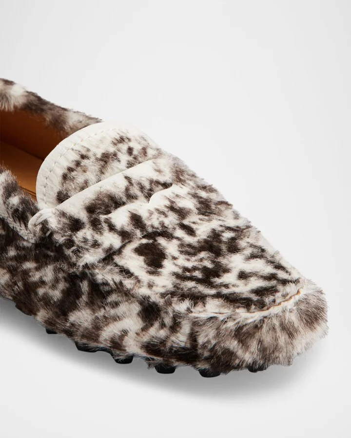 Gommino Macro Calf Hair Loafers - Image 5