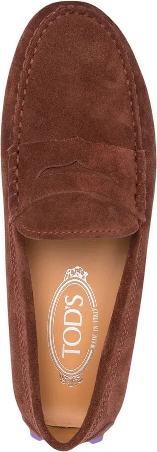 Gommino shearling-lined loafers - Image 4