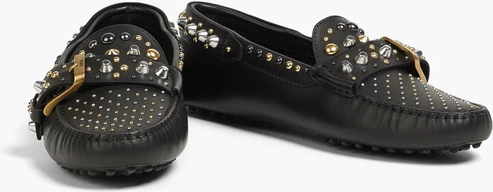 Gommino studded leather loafers - Image 2
