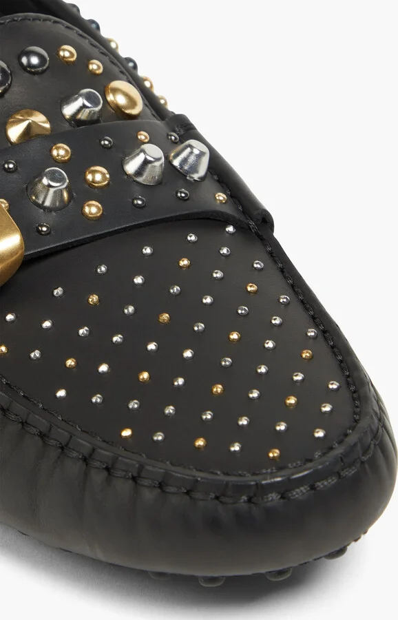Gommino studded leather loafers - Image 4