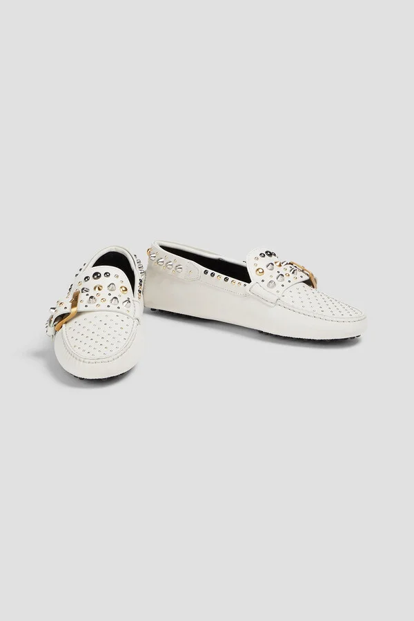 Gommino studded leather loafers - Image 5