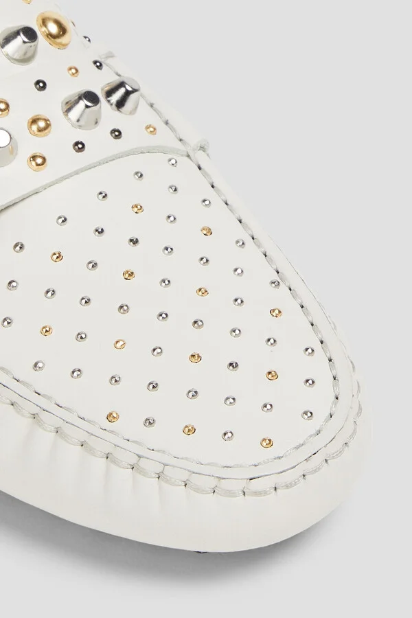 Gommino studded leather loafers - Image 7