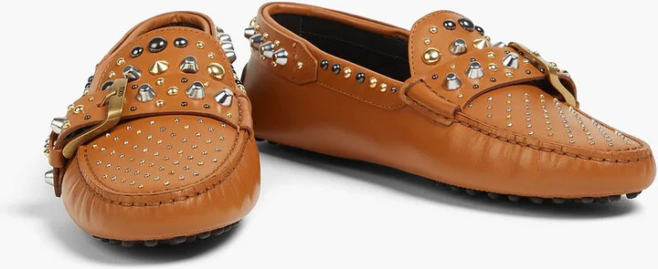 Gommino studded leather loafers - Image 8