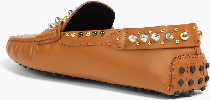 Gommino studded leather loafers - Image 9