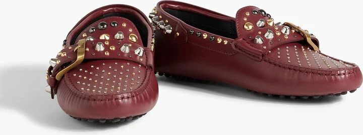 Gommino studded leather loafers - Image 11
