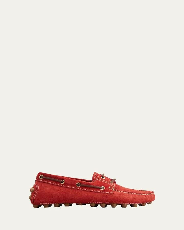 Gommino Suede Driver Boat Loafers