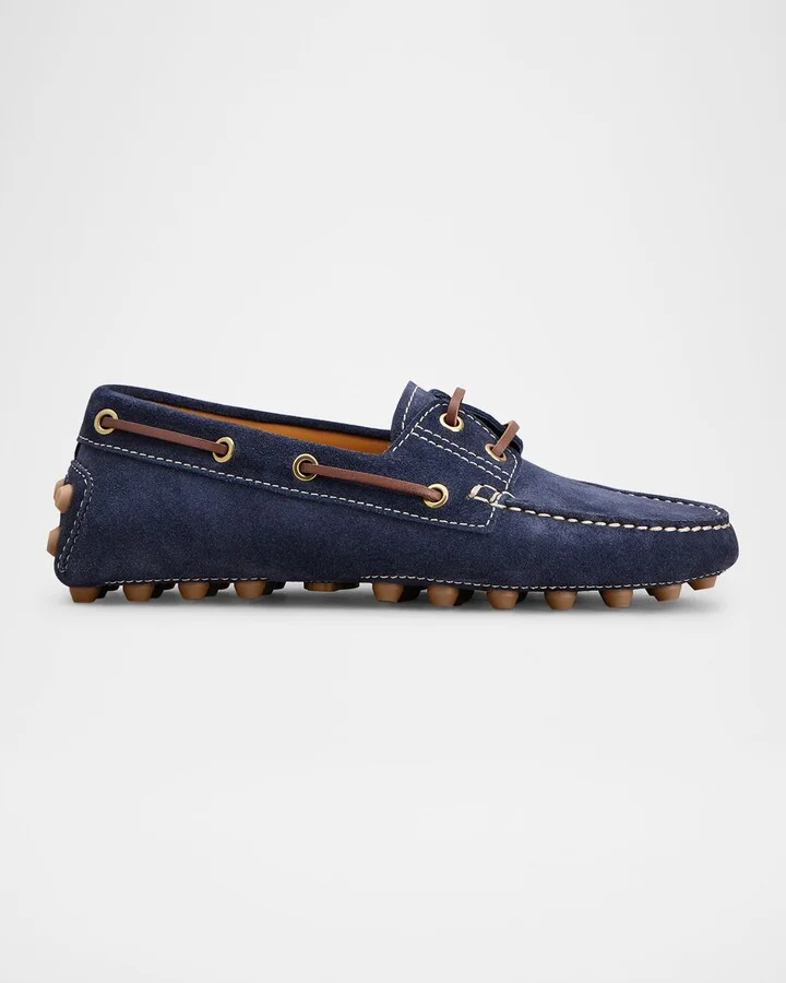 Gommino Suede Driver Boat Loafers