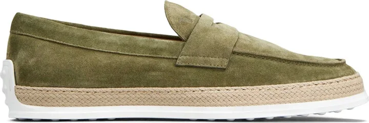 Gommino suede loafers