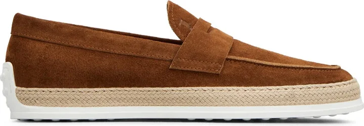 Gommino suede loafers