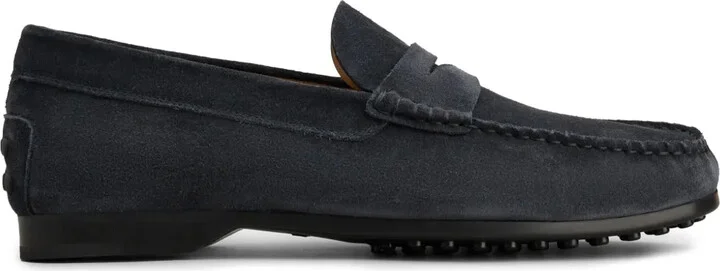 Gommino suede loafers