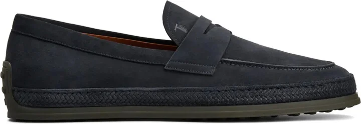 Gommino suede loafers