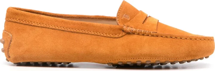 Gommino suede loafers