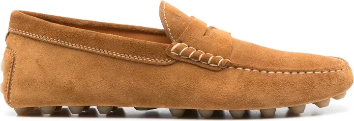 Gommino suede loafers