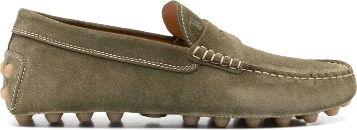 Gommino suede loafers