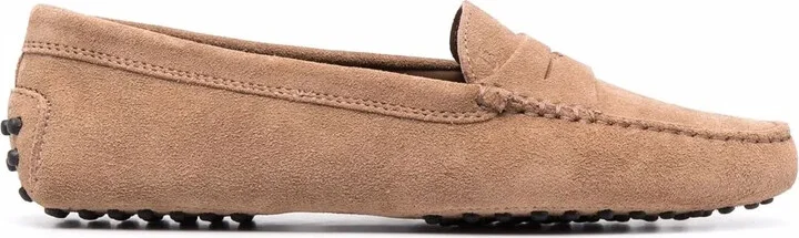 Gommino suede loafers