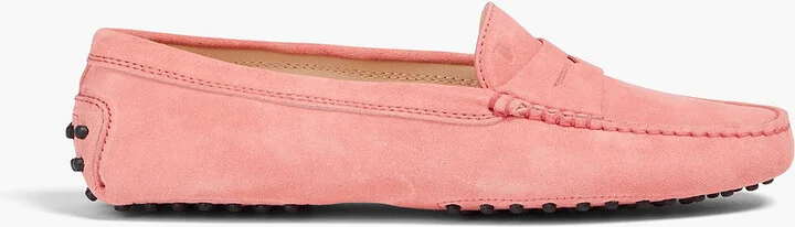 Gommino suede loafers