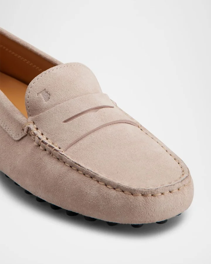 Gommino Suede Penny Driving Shoes - Image 3