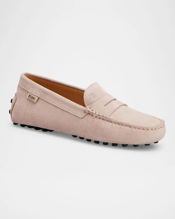 Gommino Suede Penny Driving Shoes - Image 4
