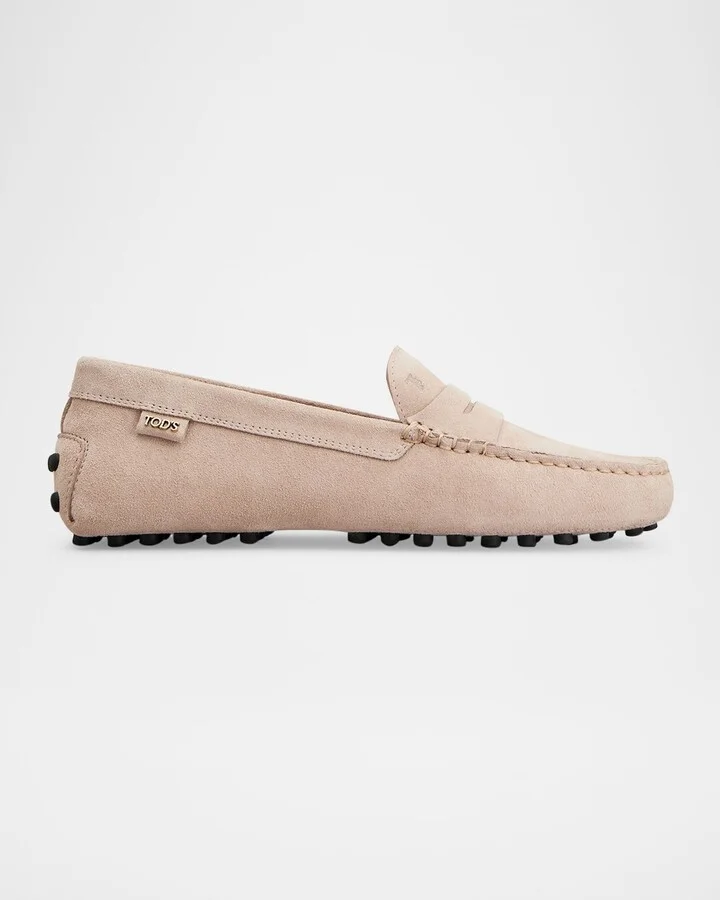 Gommino Suede Penny Driving Shoes