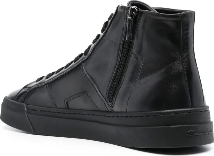 Gong high-top leather sneakers - Image 3