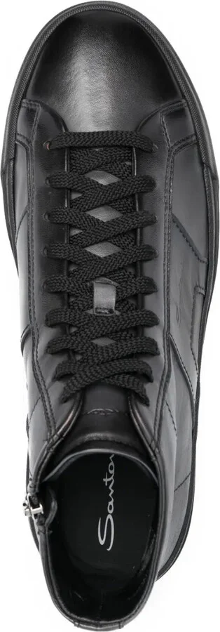 Gong high-top leather sneakers - Image 4