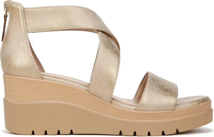 Goodtimes Ankle Strap Wedge Sandal - Wide Width Available - Image 4