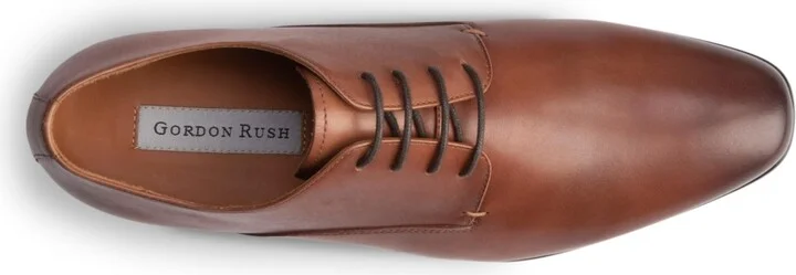 Gordon Rush Men's Imperial Dress Lace-Up Plain Toe Derby Leather Shoes - Image 3