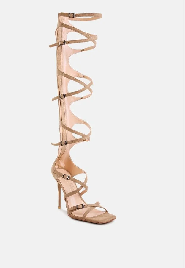 Gossip Dramatic Strappy Stiletto Heels Sandals - Image 2