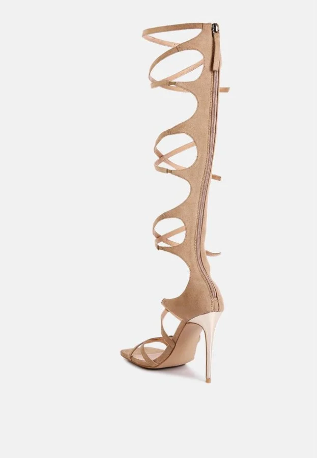 Gossip Dramatic Strappy Stiletto Heels Sandals - Image 3